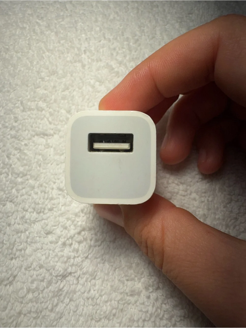 Genuine OEM Apple A1385 5W USB Travel Power Adapter Cube Charger